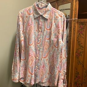 Men’s Mason’s Cotton Dress Shirt L